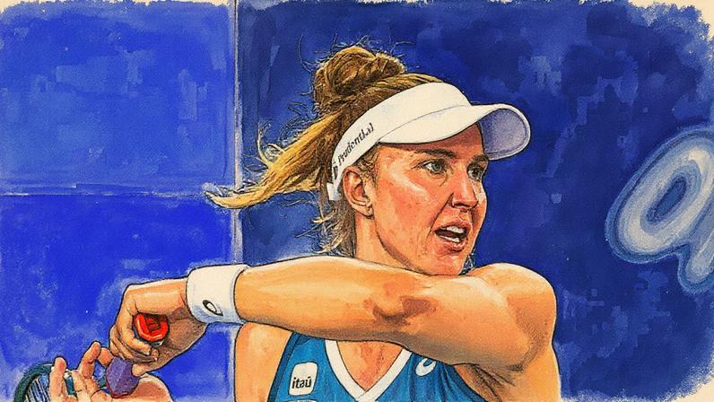 Bia Haddad é eliminada no WTA de Seul e sofre queda no ranking mundial (Foto: Reprodução)