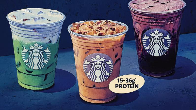 Bebidas novas da Starbucks ricas em proteínas (Foto: Reprodução)