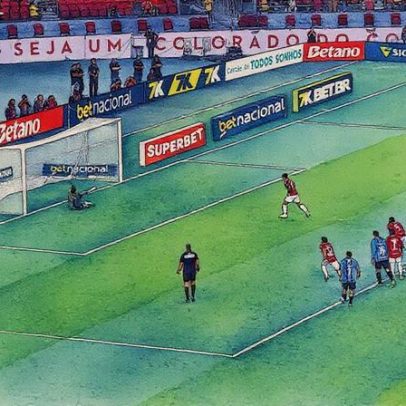 Grêmio celebra vitória com memes divertidos sobre pênalti decisivo