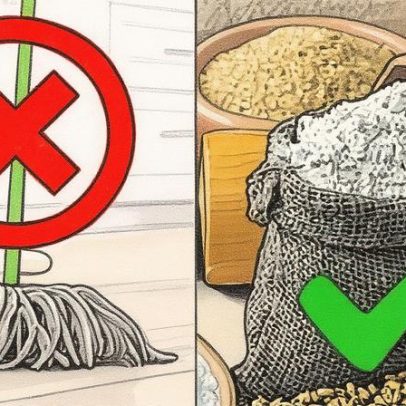 Farinha é a solução ideal para limpar óleo derramado no chão