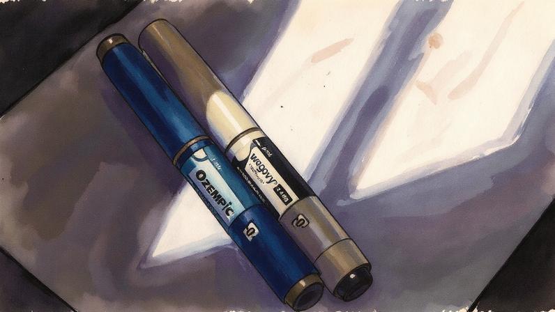 Foto de plumas de Ozempic, um dos agonistas do GLP-1 mais populares (Foto: Reprodução)