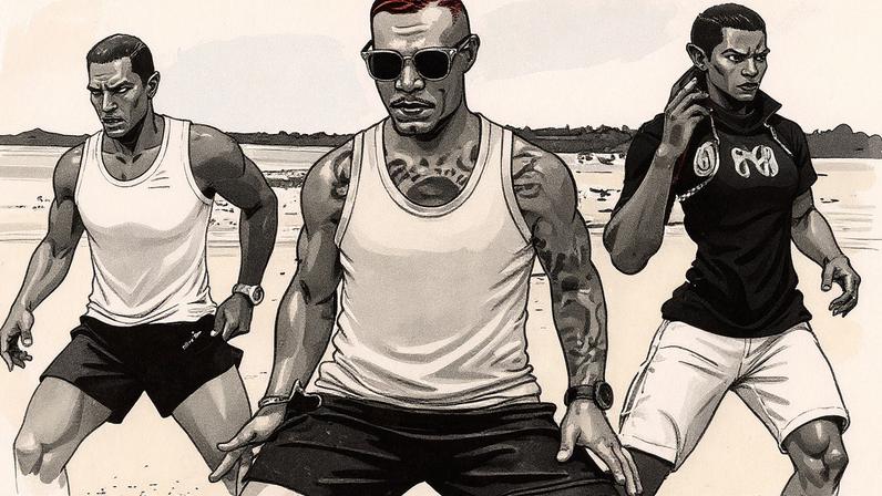 Gugu Hawaiano, integrante do grupo de funk Os Hawaianos (Foto: Reprodução)