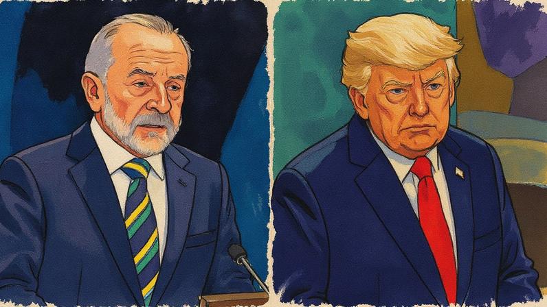 Lula e Trump discursam na ONU (Foto: Reprodução)