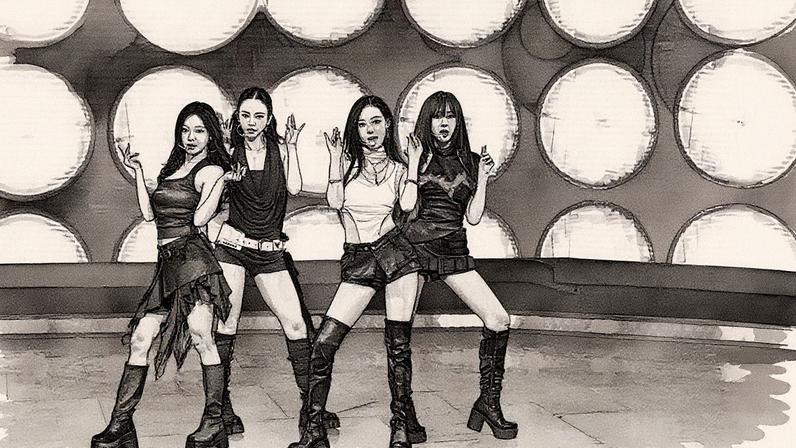 aespa apresentou a música "Rich Man" e revelou que a canção foi inspirada por Cher no programa 'The Jennifer Hudson Show' (Foto: Reprodução)