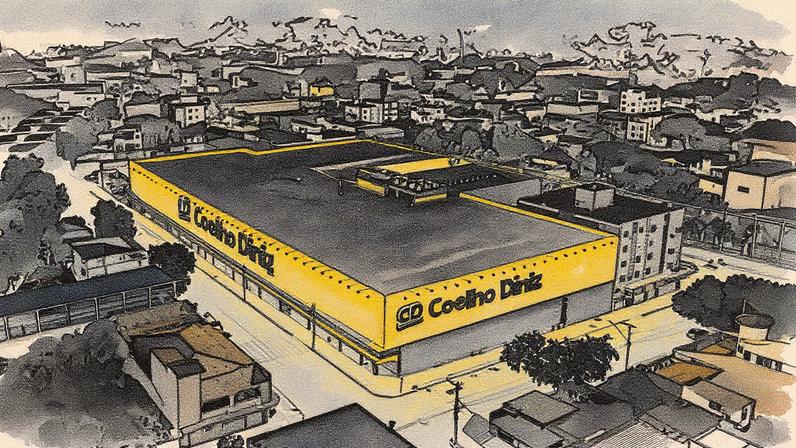 Loja da rede Coelho Diniz em Governador Valadares (MG) (Foto: Reprodução)