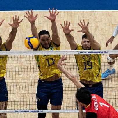 Brasil vence a China na estreia do Mundial de vôlei e inicia campanha com sucesso