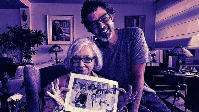 Fernanda ao lado de Bruno Mazzeo (Foto: Reprodução)