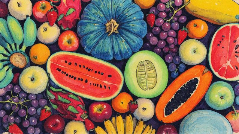 Frutas variadas dispostas em uma superfície (Foto: Reprodução)