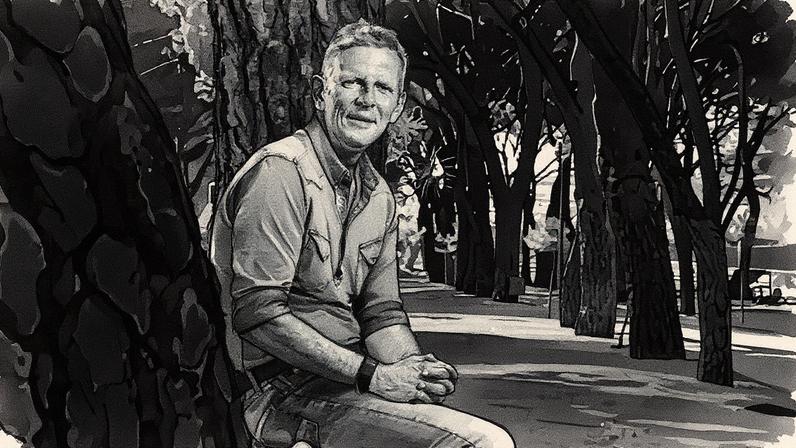 Joaquín Prat, apresentador de televisão, em uma urbanização em La Moraleja, Madrid (Foto: Reprodução)