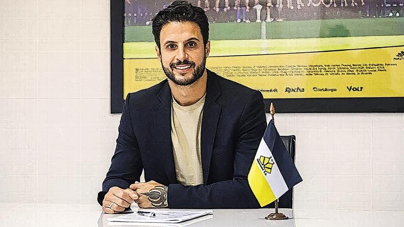 Hudson foi apresentado como coordenador de futebol do Criciúma em março deste ano (Foto: Reprodução)