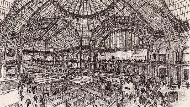 Vista do Grand Palais durante a Art Basel em Paris, França, 2024 (Foto: Reprodução)