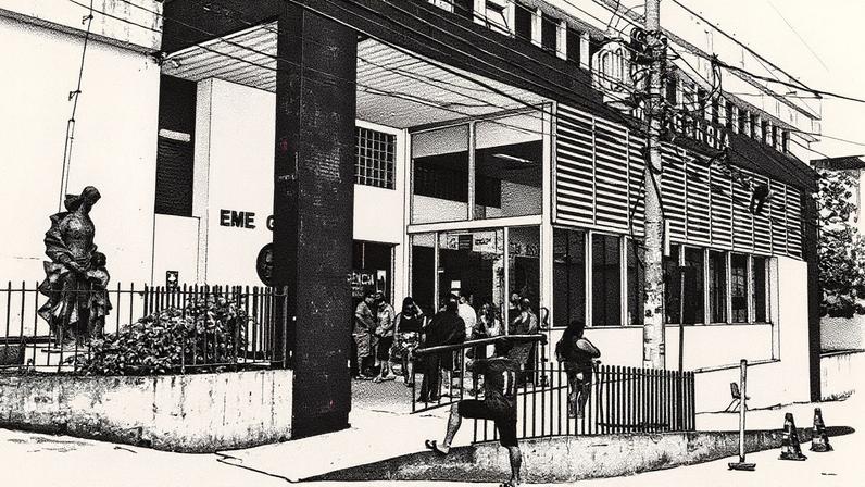 Hospital Getúlio Vargas, localizado na Penha, Zona Norte do Rio de Janeiro (Foto: Reprodução)
