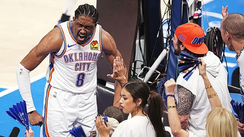 Jalen Williams marcou 40 pontos em um jogo de playoffs, com 11 pontos apenas no último período (Foto: Reprodução)