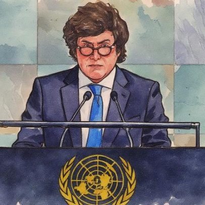 Milei elogia Trump na ONU e ignora a situação em Gaza