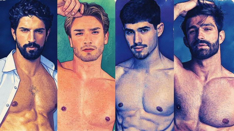 Candidatos do Mister Brasil Universo 2025 representam os estados de São Paulo, Sergipe, Mato Grosso e Pará (Foto: Reprodução)