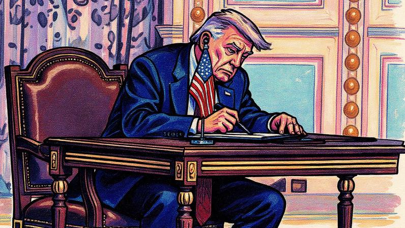 Presidente dos EUA, Donald Trump, em evento público (Foto: Reprodução)