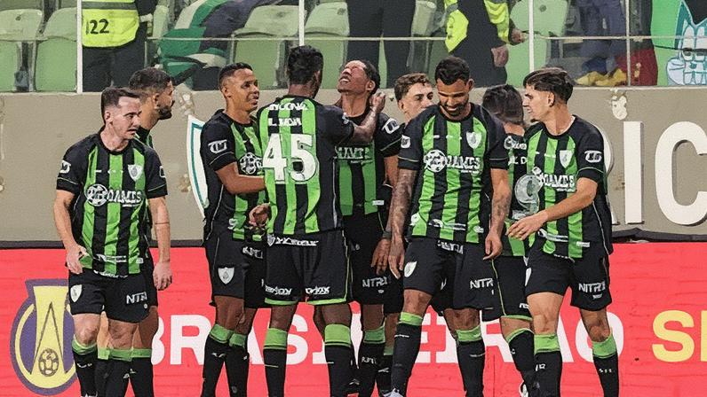 América-MG vence o Avaí em partida da Série B, realizada em Belo Horizonte (Foto: Reprodução)