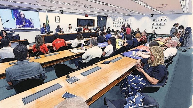 Comissão de Administração e Serviço Público da Câmara dos Deputados (Foto: Reprodução)