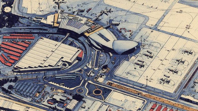 Vista aérea do aeroporto de Valência, localizado em Manises (Foto: Reprodução)