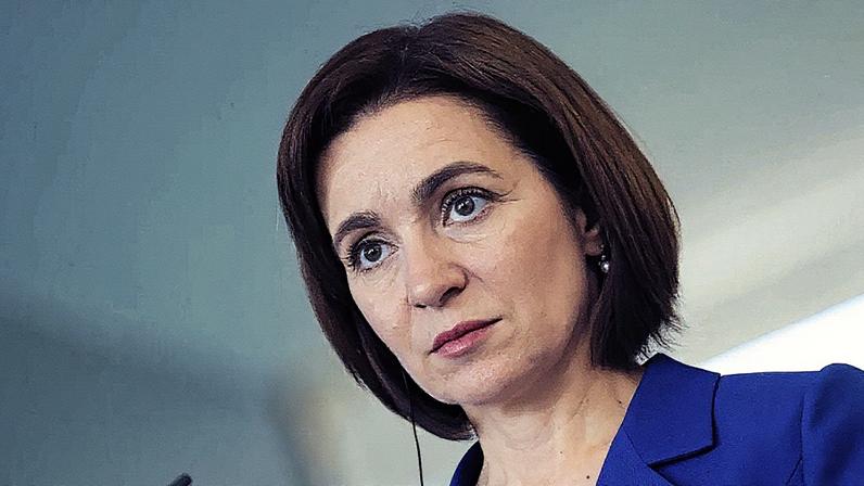 Presidente Maia Sandu afirma que a Europa é o único garantidor da segurança e soberania da Moldávia (Foto: Reprodução)