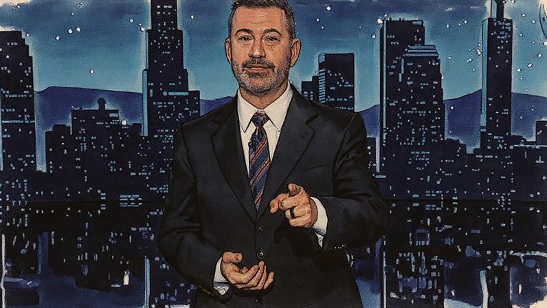 Jimmy Kimmel apresenta seu primeiro programa após a suspensão (Foto: Reprodução)