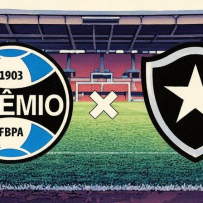 Grêmio e Botafogo duelam no Brasileirão; confira onde assistir ao vivo