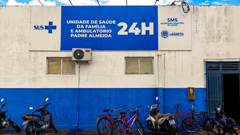 Unidade Básica de Saúde (UBS) Padre Almeida localizada em Lagarto, a 96 km de Aracaju (Foto: Reprodução)