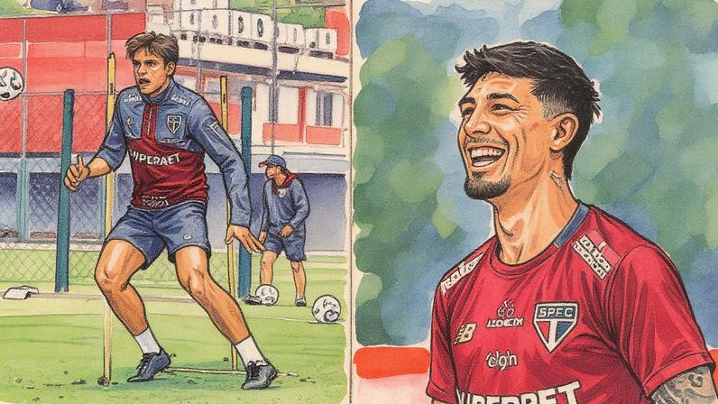 Rigoni e Toloi retornaram ao SPFC nesta janela de transferências (Foto: Reprodução)