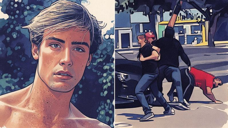 Modelo Bruno Krupp denunciado por tentativa de homicídio (Foto: Reprodução)