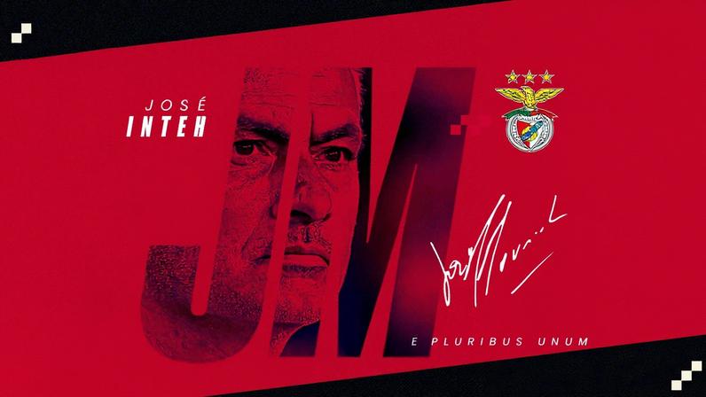 José Mourinho é anunciado como novo treinador do Benfica (Foto: Reprodução)
