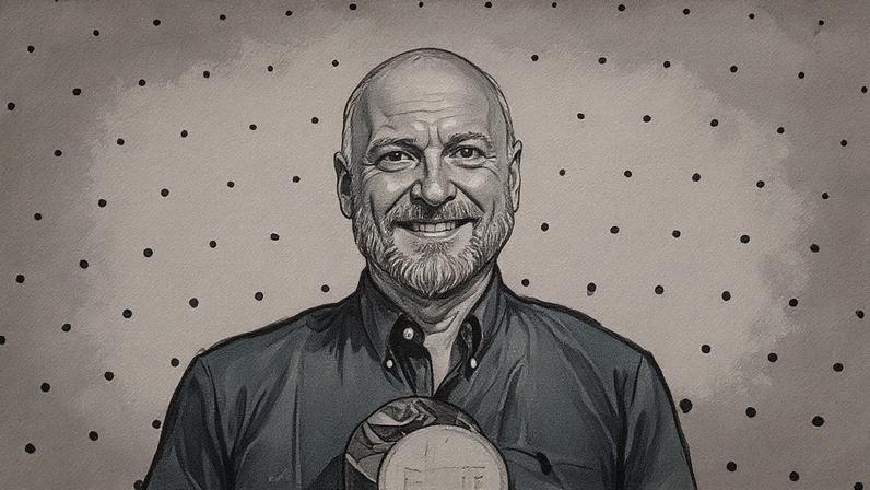 Roberto Klabin recebe o Prêmio de Conservação pelo trabalho de regeneração do bioma após queimadas (Foto: Reprodução)