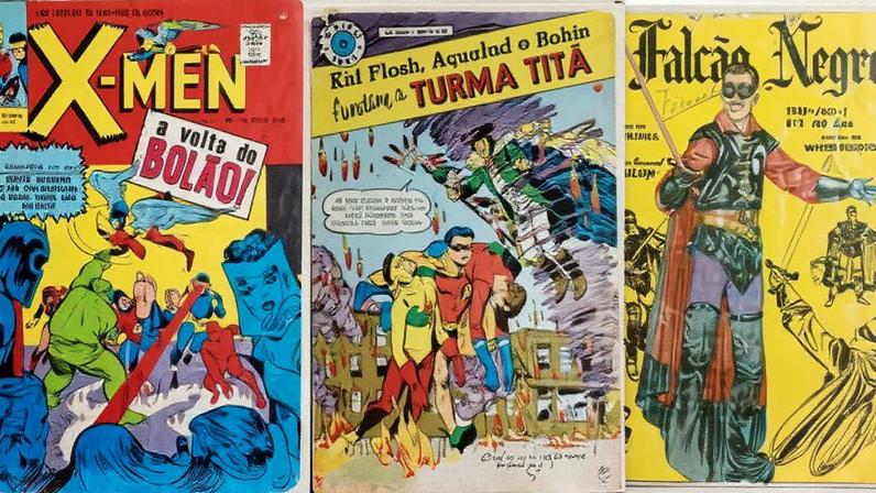 Gibis que serão leiloados por Ernani Leiloeiro (Foto: Reprodução)