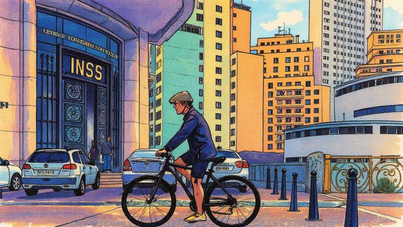 Fachada da Superintendência Regional do Instituto Nacional do Seguro Social localizada no viaduto Santa Ifigênia, em São Paulo (Foto: Reprodução)