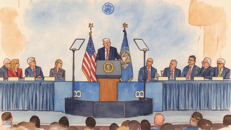 Donald Trump destaca a importância do combate à violência antissemita e anticristã (Foto: Reprodução)