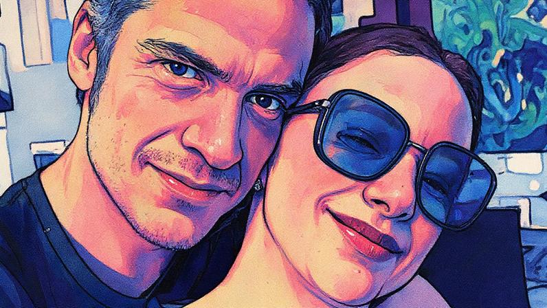 Paula Braun e Mateus Solano aparecem juntos em uma imagem, anunciando o fim do casamento (Foto: Reprodução)