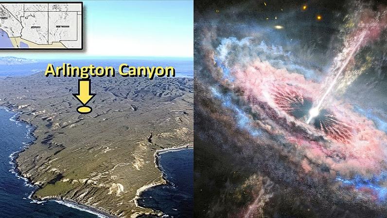 Restos humanos da era Clovis encontrados em Arlington Canyon sob um tapete preto (Foto: Reprodução)