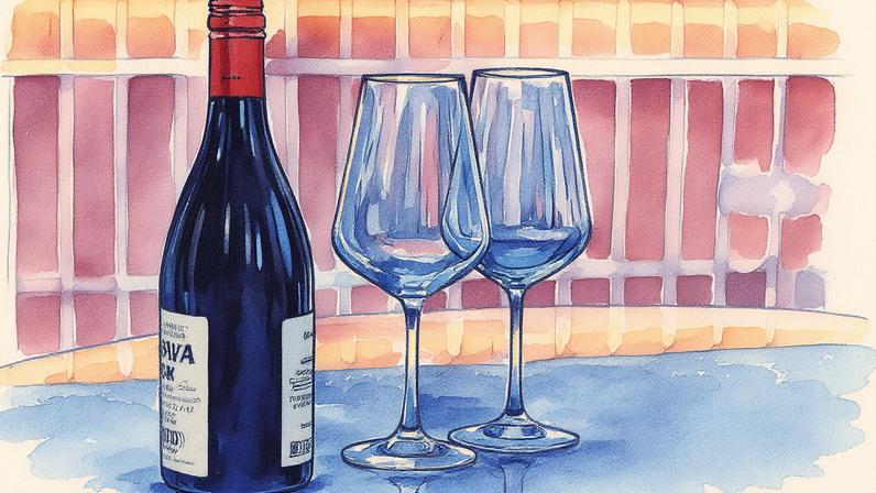 Detalhe de taças de vinho em um bar (Foto: Reprodução)