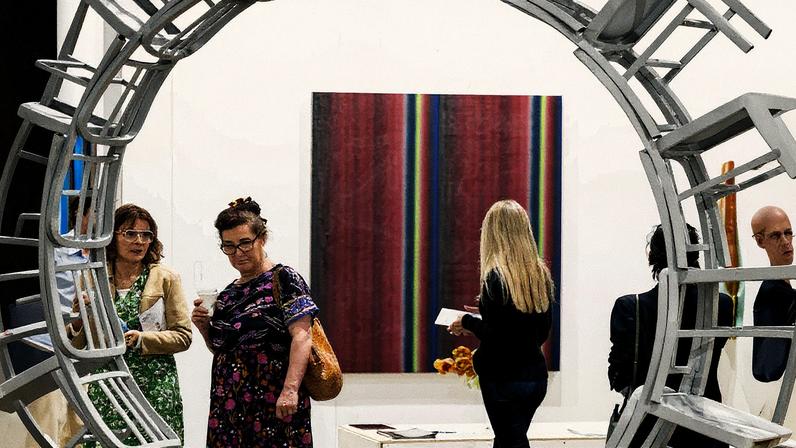 Visitors to Sydney Contemporary 2025 Photo: Wes Nel