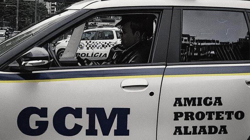 Viatura da Guarda Civil Metropolitana (GCM) na Avenida Paulista (Foto: Reprodução)