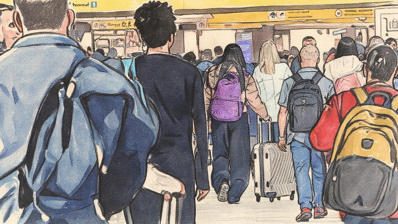 Terminal de embarque do Aeroporto de Guarulhos (Foto: Reprodução)