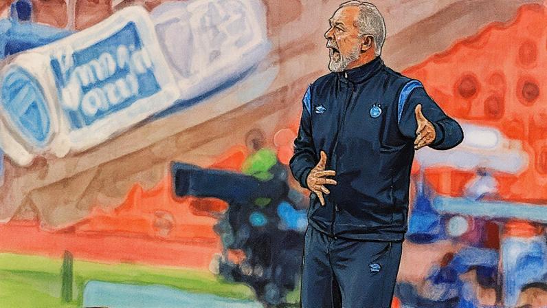 Mano Menezes atuando pelo Grêmio (Foto: Reprodução)