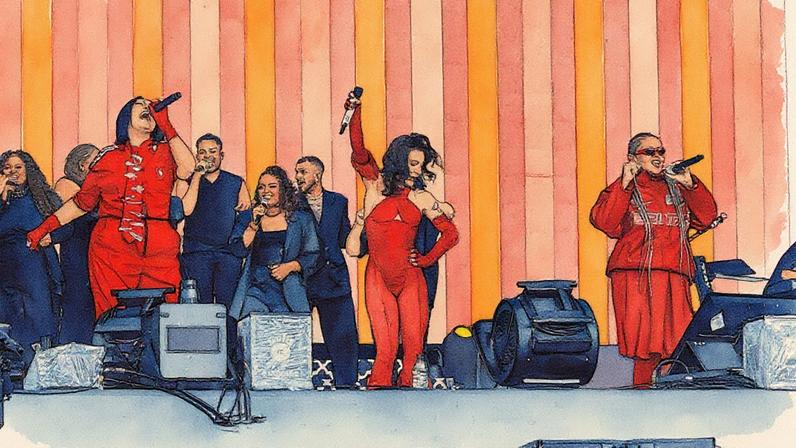 Show de Priscilla no The Town (Foto: Reprodução)