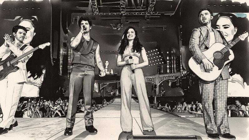 'Camp Rock 3' foi aprovado pela Disney, com Demi Lovato e os Jonas Brothers confirmados para o projeto (Foto: Reprodução)