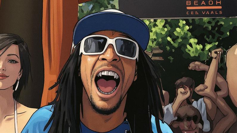 Lil Jon ficou em terceiro lugar no Campeonato Muscle Beach, realizado no Dia do Trabalho, na categoria Men's Physique Masters Over 45 (Foto: Reprodução)