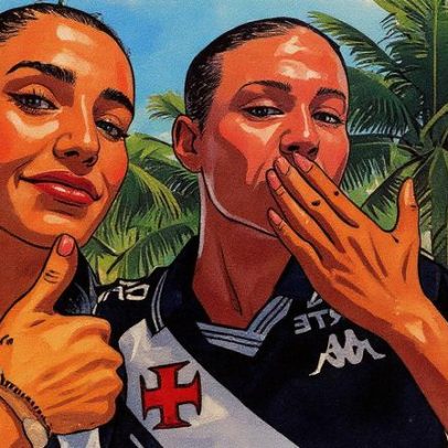 Mulher de técnico do Botafogo e namorada de atacante do Vasco se enfrentam em clássico