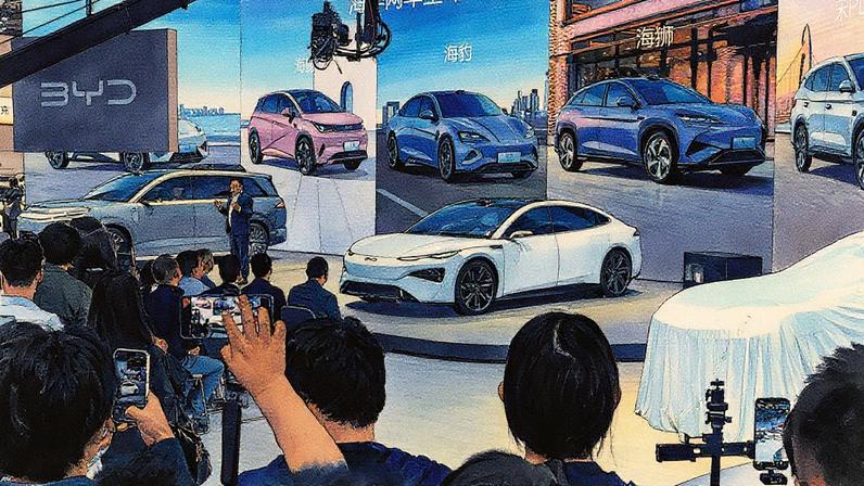 A BYD é a líder do mercado de veículos elétricos na China (Foto: Reprodução)