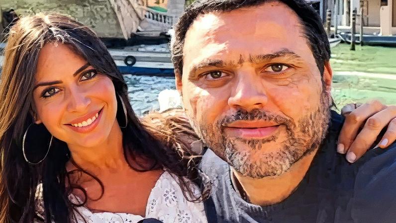 Nadia Loza ao lado do marido, Gastón Burlón (Foto: Reprodução)