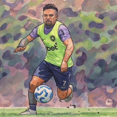 Artur se junta ao Botafogo e viaja para duelo contra o Grêmio após recuperação