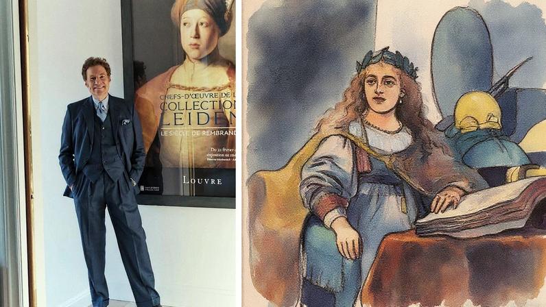 Thomas S. Kaplan is in advance discussions to fractionalise his Leiden Collection, which includes Rembrandt's Minerva in her Study (1635) Kaplan: Courtesy of Tefaf/ Paul Lehr