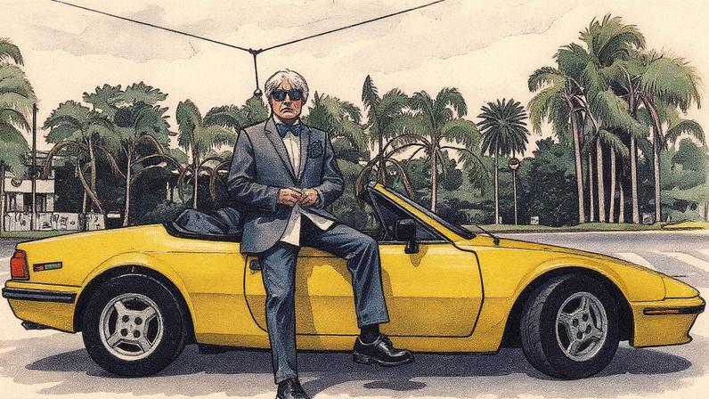 Muitas pessoas acreditavam que o modelo amarelo se tratava de um Puma ou Ferrari Testarossa (Foto: Reprodução)